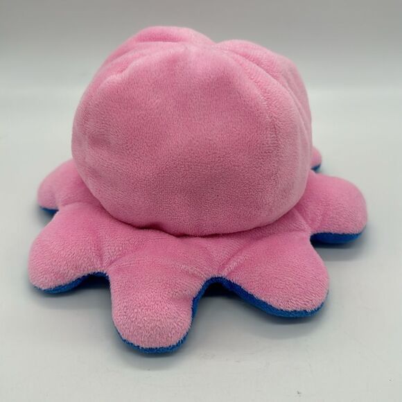 Tee Turtle Octopus Happy and Mad Reversible Plush - Picture 2 of 6